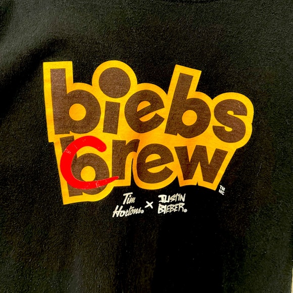Justin Bieber x Tim Hortons T-Shirt limited edition - Picture 3 of 4